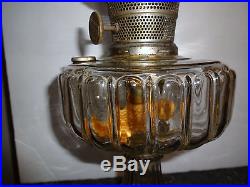 ALADDIN CATHEDRAL MODEL B 107, 1934 KEROSENE TABLE LAMP COMPLETE