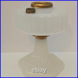 ALADDIN CORINTHIAN MOONSTONE KEROSENE OIL LAMP BASE Vintage Original