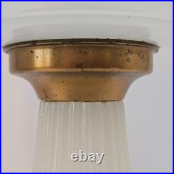 ALADDIN CORINTHIAN MOONSTONE KEROSENE OIL LAMP BASE Vintage Original