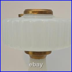 ALADDIN CORINTHIAN MOONSTONE KEROSENE OIL LAMP BASE Vintage Original