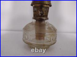 ALADDIN Clear GLASS OIL LAMP Loxon Mantle CHIMNEY Model 23 in box