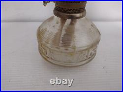 ALADDIN Clear GLASS OIL LAMP Loxon Mantle CHIMNEY Model 23 in box