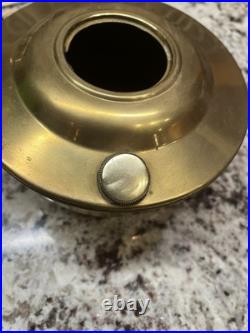 ALADDIN FLORENTINE VASE LAMP JADEITE GREEN / Model 23 Burner Electric And Oil