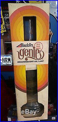 ALADDIN GENIE original not the genie II. INCANDESCENT OIL LAMP NOS ORIGINAL BOX
