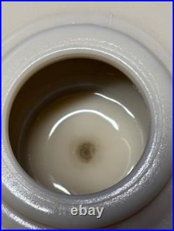 ALADDIN Ivory Alacite Tall Lincoln Drape Oil Lamp Base, Mod. B Burner, Fill Cap