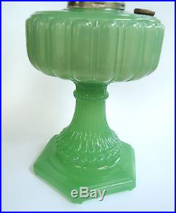 ALADDIN JADITE GREEN LAMP Mantle Model B EXCEPTIONAL CONDITION Jadeite