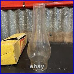 ALADDIN LOX-ON Vintage Kerosene Lamp Replacement Glass Chimney NOS