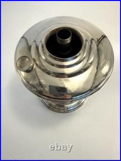 ALADDIN MANTLE LAMP CO. MODEL 12 KEROSENE LAMP Nickel Complete Tested