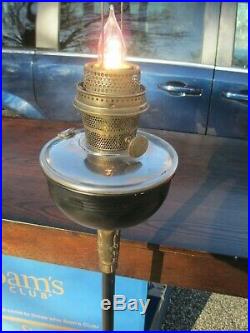 ALADDIN MANTLE OIL KEROSENE Model B FLOOR LAMP ELECTRIFIED