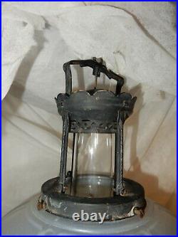 ALADDIN MODEL #12 KEROSENE OIL HANGING LAMP with 620S GLASS SHADE
