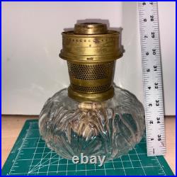 ALADDIN MODEL 23 LINCOLN DRAPE GLASS OIL LAMP With Wick All ALLADIN
