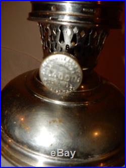ALADDIN MODEL #5 KEROSENE OIL LAMP COMPLETE w Burner