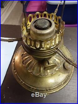 ALADDIN MODEL 7 kerosene oil mantle lamp ORIGINAL AS FOUND attic find
