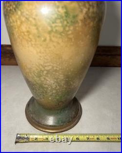 ALADDIN MODEL NO. 1241 ART-CRAFT KEROSENE TALL VASE LAMP With SHADE NICE