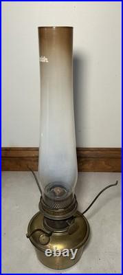 ALADDIN MODEL NO. 1241 ART-CRAFT KEROSENE TALL VASE LAMP With SHADE NICE