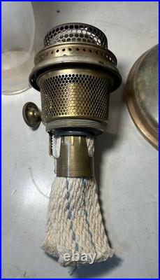 ALADDIN MODEL NO. 1241 ART-CRAFT KEROSENE TALL VASE LAMP With SHADE NICE