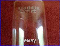 ALADDIN Mantle Lamp ROSE Base -DIAMOND QUILT- Moonstone WHITE Bowl & CHIMNEY