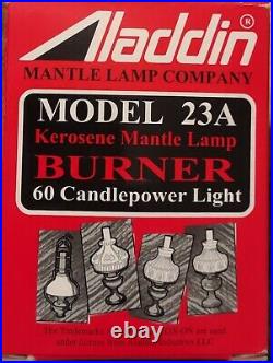ALADDIN Model 23A Kerosene Mantle Lamp BURNER BRAND NEW Never Used
