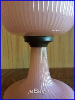 ALADDIN Model B Table Lamp VERTIQUE ROSE MOONSTONE B-87 Original 1938 pink