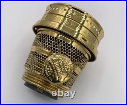 ALADDIN NU-TYPE MODEL B Lamp Burner With Model 23 Gallery (NEW) 100% Brass