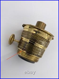 ALADDIN NU-TYPE MODEL B Lamp Burner With Model 23 Gallery (NEW) 100% Brass