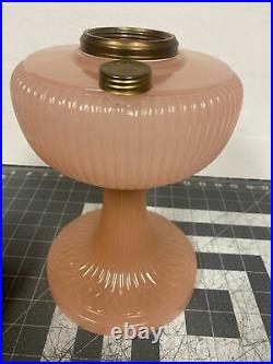 ALADDIN OIL KEROSENE LAMP VERTIQUE 1938 MODEL B ROSE MOONSTONE ofa4