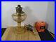 ALADDIN OIL LAMP MODEL B HONEY AMBER WASHINGTON DRAPE With Extra Aladdin Burner