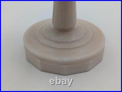 ALADDIN PINK LINCOLN DRAPE OIL LAMP MODEL B BURNER electrified