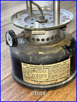 ALADDIN PL-1 PL1 Kerosene / Gasoline Pressure Lantern Lamp, Made In USA. READ