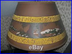 ALADDIN SHADE VASE LAMP SHADE PAPER PARCHMENT WHIP O LITE 20-1/2 DIAMETER