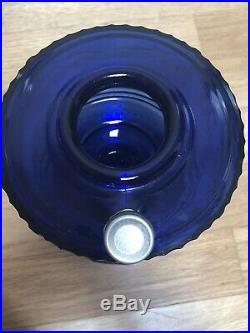 ALADDIN TALL LINCOLN DRAPE COBALT BLUE REGUAR FOOT Table Lamp kerosene oil