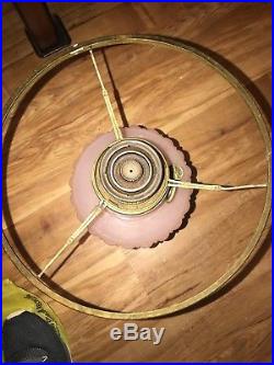 ALADDIN Type B KEROSENE OIL LAMP ROSE PINK MOONSTONE CORINTHIAN FAST SHIP
