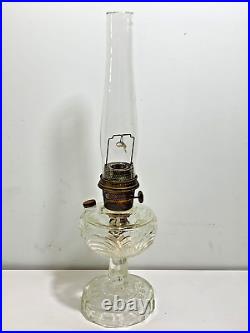 ALADDIN WASHINGTON DRAPE Clear Glass Oil Kerosene Lamp Model B53 Model B Burner