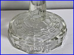 ALADDIN WASHINGTON DRAPE Clear Glass Oil Kerosene Lamp Model B53 Model B Burner