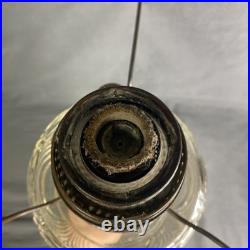 ALADDIN WASHINGTON DRAPE Clear Glass Oil Kerosene Lamp Model B53 Model B Burner