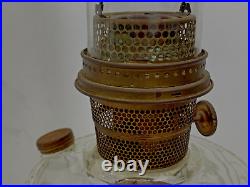 ALADDIN WASHINGTON DRAPE Clear Glass Oil Kerosene Lamp Model B53 Model B Burner