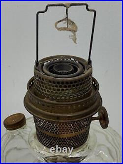 ALADDIN WASHINGTON DRAPE Clear Glass Oil Kerosene Lamp Model B53 Model B Burner