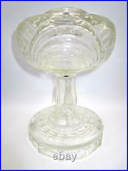 ALADDIN WASHINGTON DRAPE Clear Glass Oil Kerosene Lamp Model B53 No Filler Hole