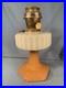 ALADDIN White Font Rose Foot Corinthian Table Lamp Model B-126 B Burner c1935
