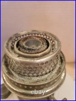 ALADDIN White Moonstone Kerosene Hanging Oil Lamp-Sconce Font Model B Burner