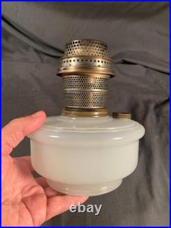 ALADDIN White Moonstone Kerosene Hanging Oil Lamp-Sconce Font Model B Burner