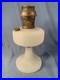 ALADDIN White Quilt pattern Oil Table Lamp Model B-85 B Burner c1937