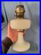 ALADDIN White Quilt pattern Table Lamp Model B-85 B Burner c1937