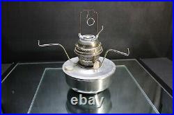 ALLADDIN Brushed Aluminum Metal Kerosene Oil Lamp with Model C Burner 10 Spyder
