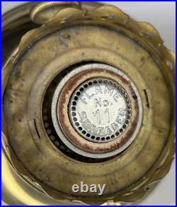 AMAZING! ANTIQUE! Aladdin Model 11 Brass oil lamp! 1922-28