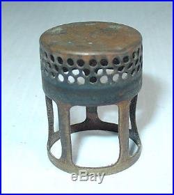 ANTIQUE 1910 Aladdin Lamp Kerosene Mantle Co Model 2 Table Lamp Nickel FONT