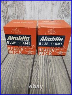 ANTIQUE ALADDIN BLUE FLAME KEROSENE SPACE HEATER NO #P150051 ENGLAND & 2 Wicks
