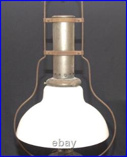 ANTIQUE ALADDIN COUNTRY STORE HANGING OIL LAMP With SHADE