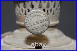ANTIQUE ALADDIN COUNTRY STORE HANGING OIL LAMP With SHADE