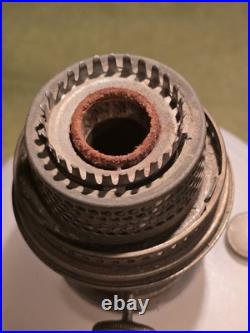 ANTIQUE ALADDIN Ivory/White Nu Type Model B Alacite Glass Oil Lamp